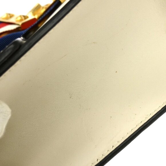 BUYIT Gucci White Sylvie Shoulder Bag 421882 001998 NQ03995 - Picture 4 of 10